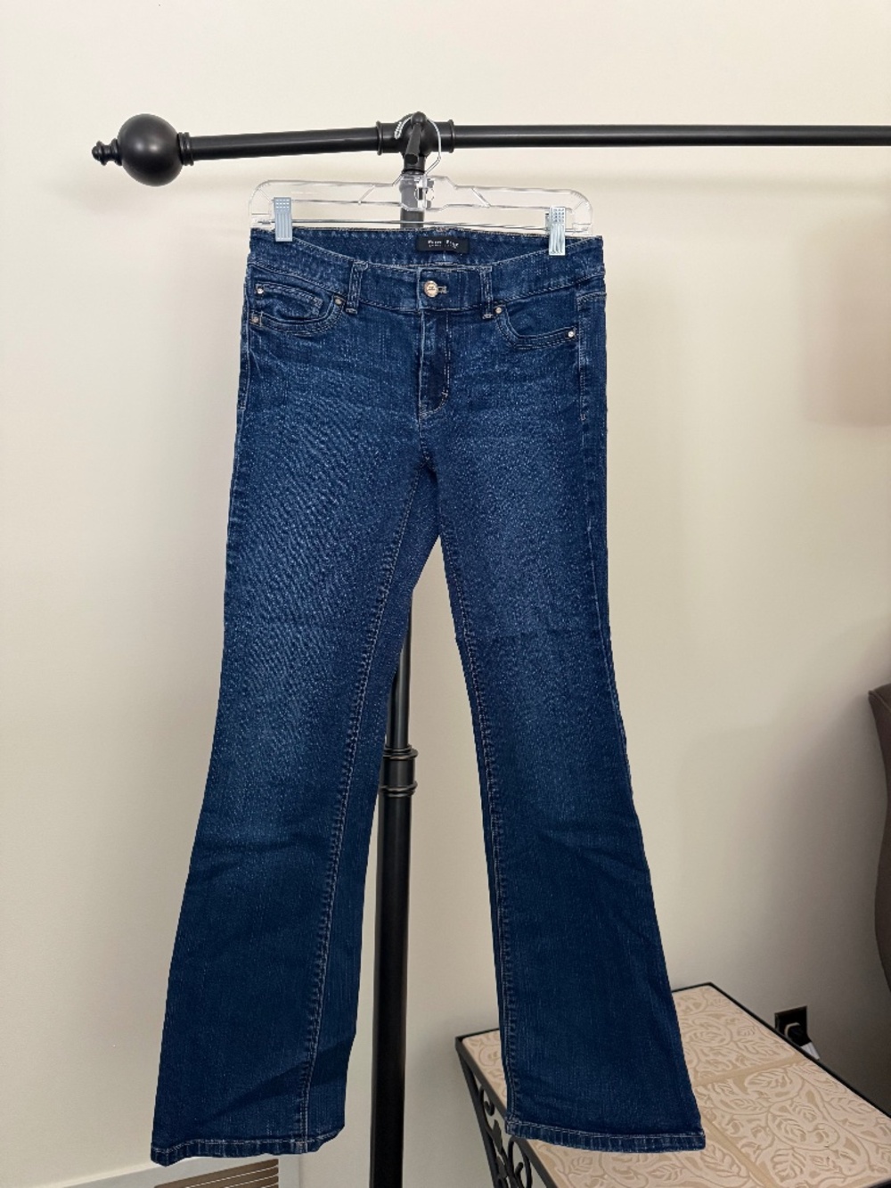 White House Black Market Mid-Rise Bootcut Jeans Dark Wash